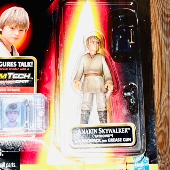 Star Wars Episode I Anakin Skywalker Tatooine Figure W/ CommTech Chip - Picture 3 of 3